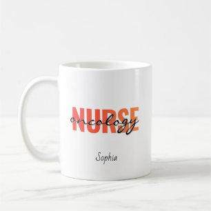 Personalised Oncology Nurse Name Coffee Mug