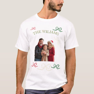 Personalised One Big Family Photo In Pastel Tones T-Shirt