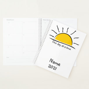 Personalised One day at a time Planner