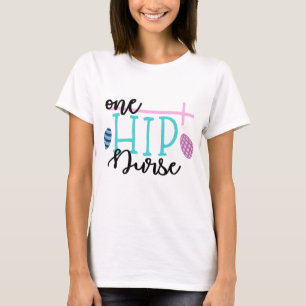 Personalised One Hip Nurse Easter Gift T-Shirt