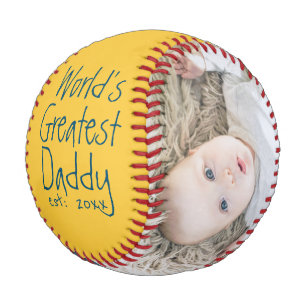 Personalised One Of A Kind Custom Made Fathers Day Baseball