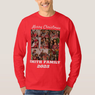 Personalised One Of A Kind Family Photo Collage T-Shirt