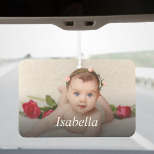 Personalised One Of a Kind Photo And Name Car Air Freshener