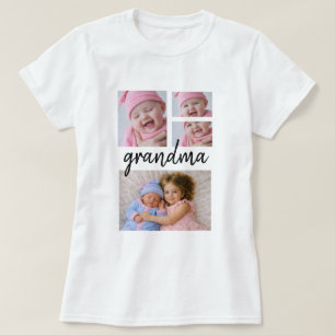 Personalised One Of A Kind Photo Collage T-Shirt