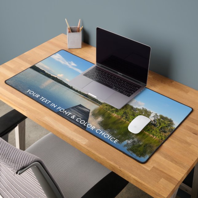 Personalised One Photo Photography Desk Mat (Office 2)