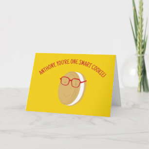 Personalised One Smart Cookie Graduation Congrats Card