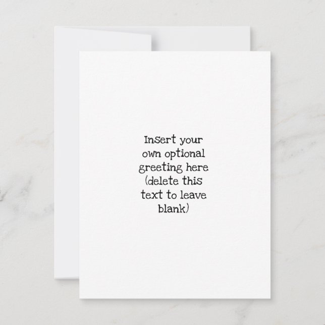 Personalised One year sober AA Anniversary Card (Back)