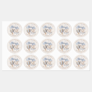 Personalised ONEderful 1st Birthday Party Stickers