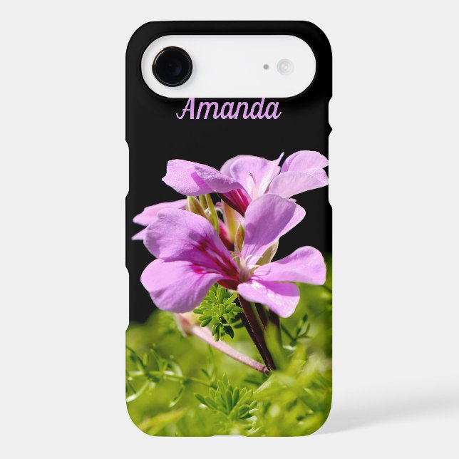 Personalised(Optional) Flower Case-Mate iPhone Case (Back)