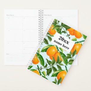 Personalised Oranges Planner