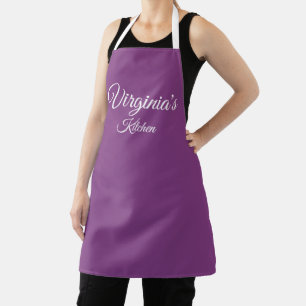 Personalised Orchid Apron