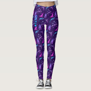 Personalised Original Alaskan Native Art Print Leggings