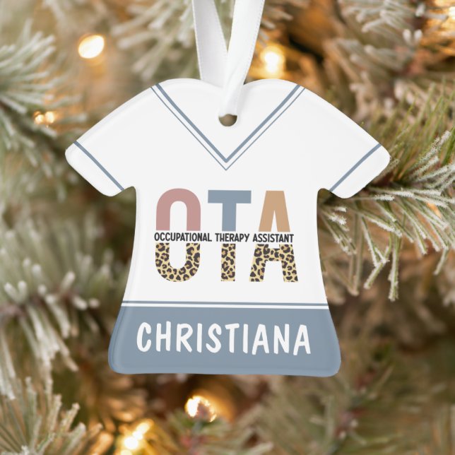 Personalised OTA Occupational Therapy Assistant Ornament (Tree)