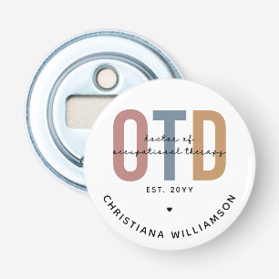 Personalised OTD Doctor of Occupational Therapy Bottle Opener