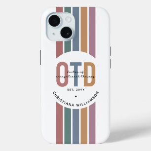 Personalised OTD Doctor of Occupational Therapy iPhone 15 Case