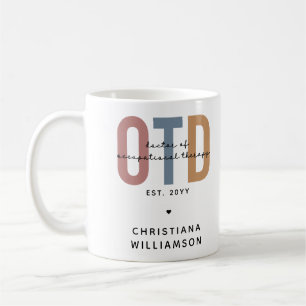 Personalised OTD Doctor of Occupational Therapy Coffee Mug