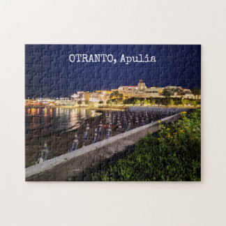Personalised Otranto by night, Apulia, Italy,   Jigsaw Puzzle