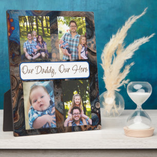 Personalised Our Daddy, Our Hero Plaque