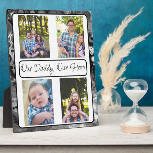 Personalised Our Daddy, Our Hero Plaque