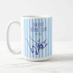 Personalised Our First Father's Day Mug