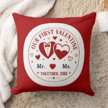 Personalised "Our First Valentine" Mr. & Ms. 