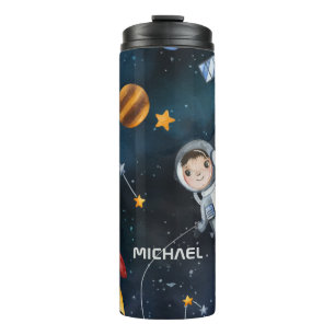 Personalised Outer Space Astronaut Shuttle  Thermal Tumbler