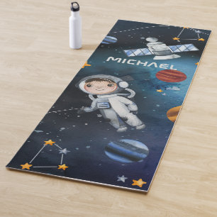 Personalised Outer Space Astronaut Shuttle Yoga Mat