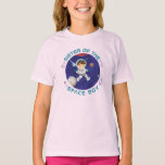 Personalised Outer Space Boy Birthday Sister T-Shirt<br><div class="desc">Help the whole family celebrate the space boy's birthday with an outer space theme party. This shirt feature a female astronaut and the text "Sister of the Space boy" The text can be edited by clicking on the "Personalise" button above</div>