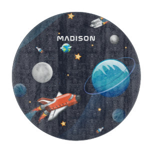 Personalised Outer Space Travel in the Galaxy Cutting Board