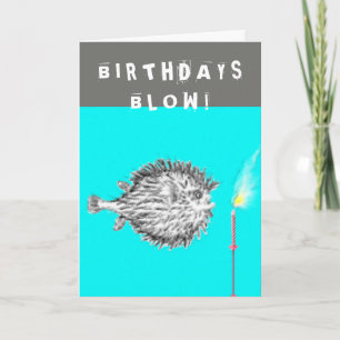 Personalised over-the-hill birthday card
