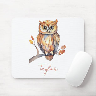 Personalised Owl Mouse Pad