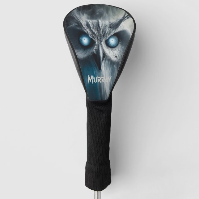 Personalised Owl-O-Ween Golf Driver Cover (Front)