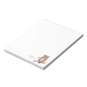 Personalised Owl Stationery Notepad