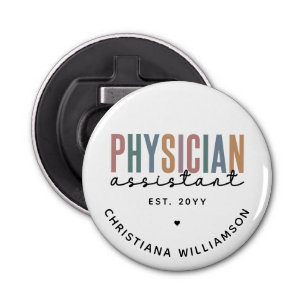 Personalised PA Physician Assistant Graduation Bottle Opener