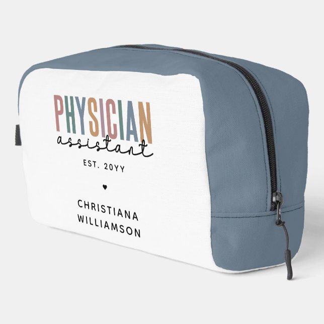 Personalised PA Physician Assistant Graduation Dopp Kit (Right Corner)