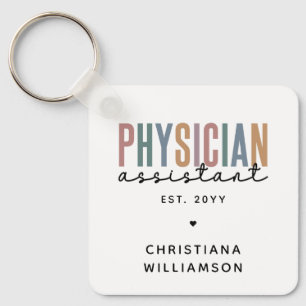 Personalised PA Physician Assistant Graduation Key Ring