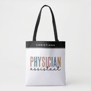 Personalised PA Physician Assistant Graduation Tote Bag