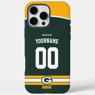 Personalised Packers Jersey American Football iPhone 16 Pro Max Case
