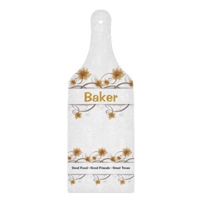 Personalised Paddle Cutting Board Template (Front)