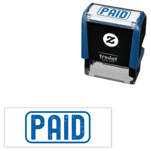 Personalised Paid Business Self-inking Stamp