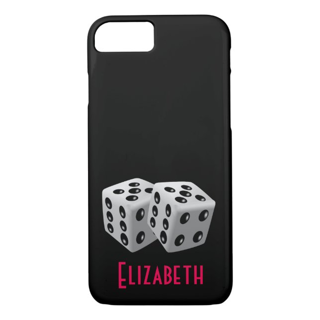 Personalised Pair of Dice Case-Mate iPhone Case (Back)