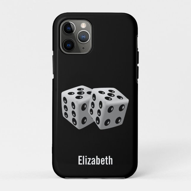 Personalised Pair of Dice Case-Mate iPhone Case (Back)