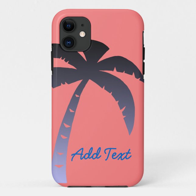 Personalised Palm Tree Case-Mate iPhone Case (Back)