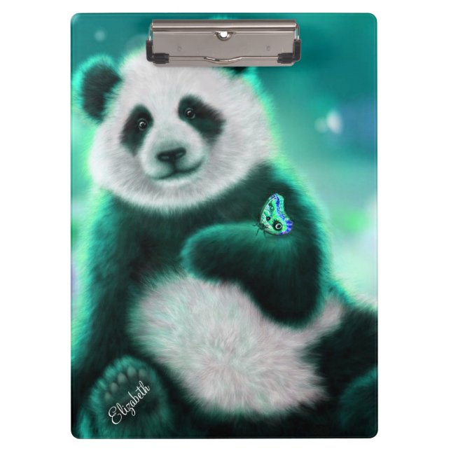 Personalised Panda Bear/Clipboard Clipboard (Front)