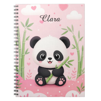 Personalised Panda Notebook