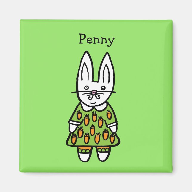 Personalised Pandy the Panda Magnet (Front)