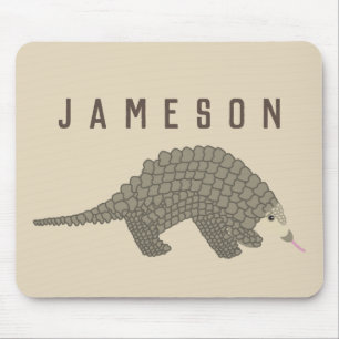 Personalised Pangolin Mouse Pad