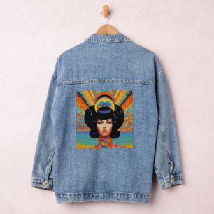 Personalised Panorama: Custom Image Denim Jacket