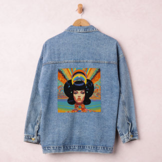 Personalised Panorama: Custom Image Denim Jacket