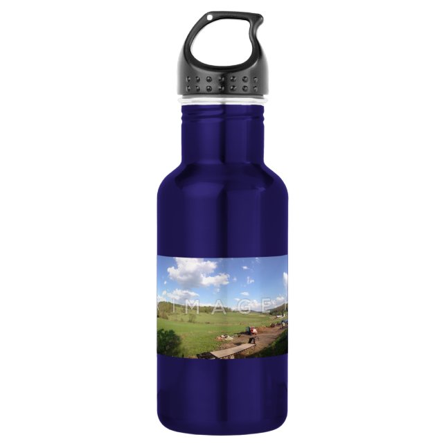 Personalised Panoramic Photo Aluminium 532 Ml Water Bottle (Front)